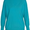 Grote Maten Mode Xandres | Xandres Trui Hasnae 28929-01 - 2660 Dark Aqua