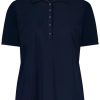 Grote Maten Mode Plusbasics | Plusbasics Polo Shirt Travel 10223172 - 243 Navy