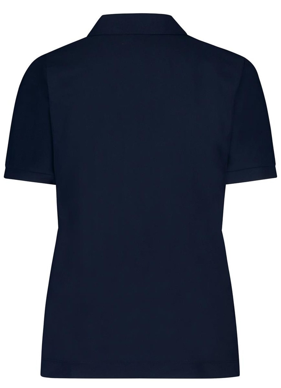 Grote Maten Mode Plusbasics | Plusbasics Polo Shirt Travel 10223172 - 243 Navy