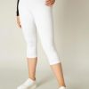 Grote Maten Mode Base Level Curvy | Base Level Curvy Legging Audrey 025 White