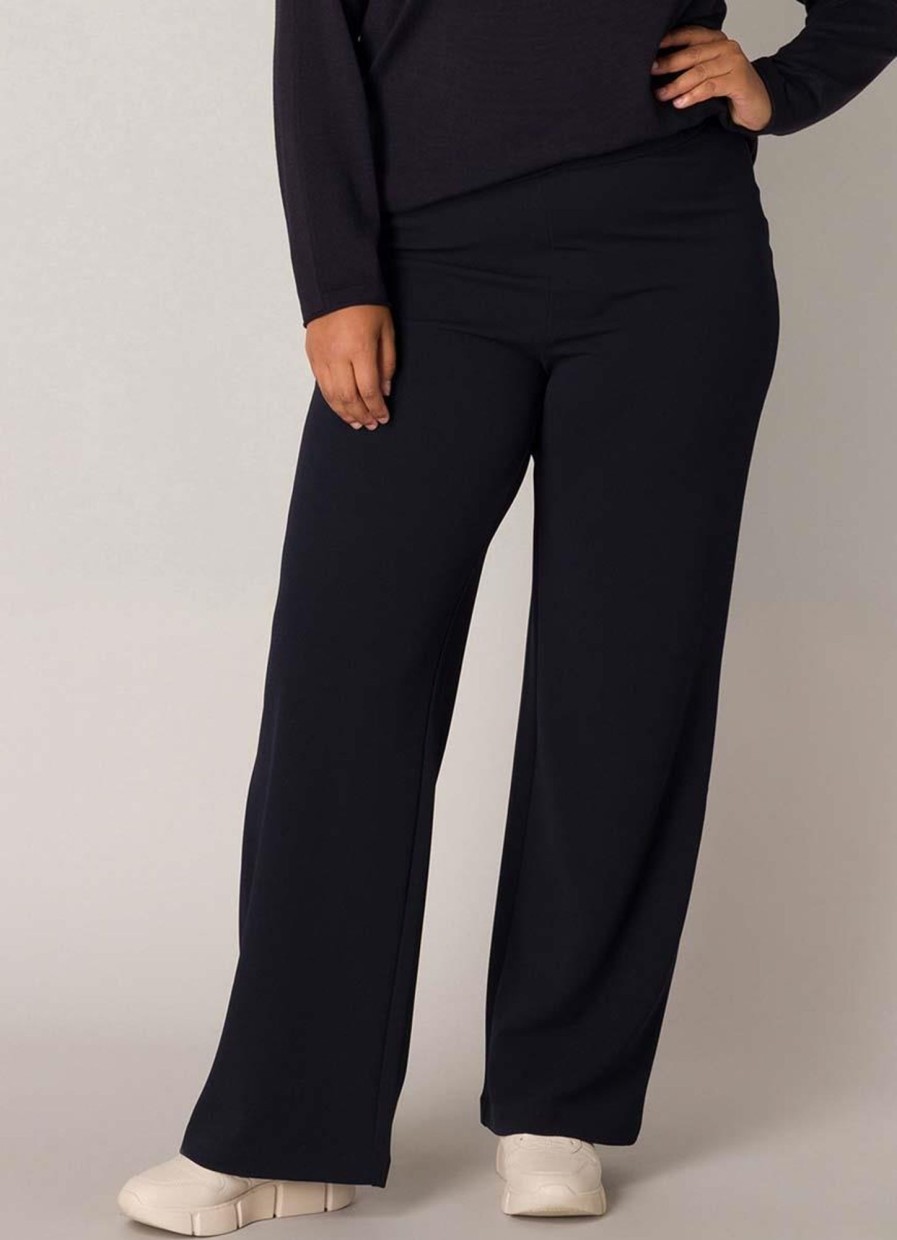 Grote Maten Mode Base Level Curvy | Base Level Curvy Broek Arah 092 - 2010 Dark Blue