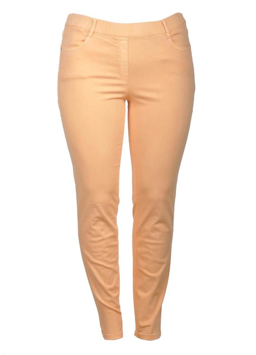 Grote Maten Mode Stark | Stark Broek Janna 4367-32A Oranje