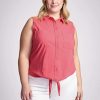 Grote Maten Mode Exxcellent | Exxcellent Blouse Ciara 23Zfqe06 - 307 Geranium