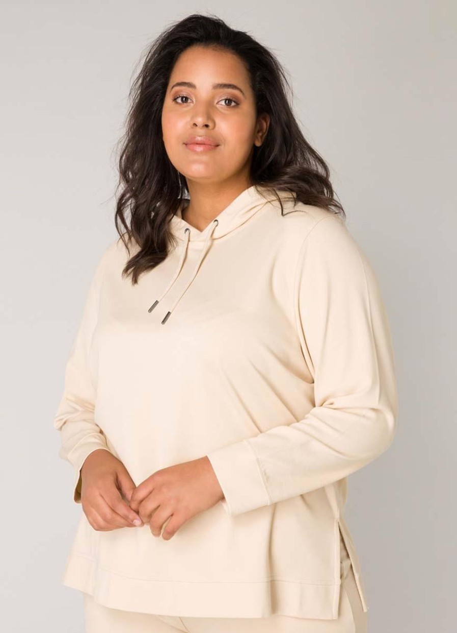 Grote Maten Mode Base Level Curvy | Base Level Curvy Sweater Yalisa 077 Light Beige