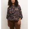 Grote Maten Mode Kaffe Curve | Kaffe Curve Dory Blouse 10581639 - 104470 Black Soft Silt