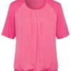 Grote Maten Mode Frank Walder | Frank Walder Shirt 712404 - 392 Hibicus Roze