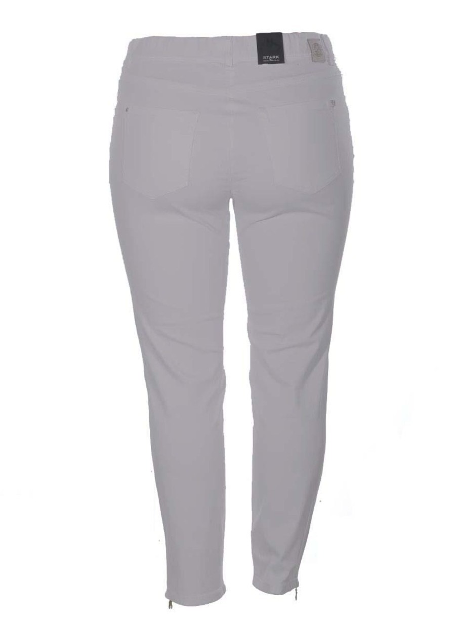 Grote Maten Mode Stark | Stark Broek Janna 72 Zip 4367-10 Grijs