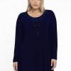 Party Items Yoek | Yoek Tunic Wide Bottom Strass Loretta'S Dolce L194646 - 230 Navy