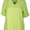 Grote Maten Mode KjBrand | Kjbrand Blouse 18351-8470 - 032 Limegroen