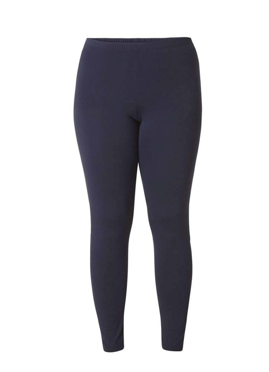 Grote Maten Mode Base Level Curvy | Base Level Curvy Legging Andrea 026 Dark Blue