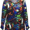 Grote Maten Mode Mona Lisa | Mona Lisa Shirt 224-74-98 Multicolor