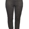 Grote Maten Mode Stark | Stark Broek Jacky Zip 3570-196 Zwart Zand