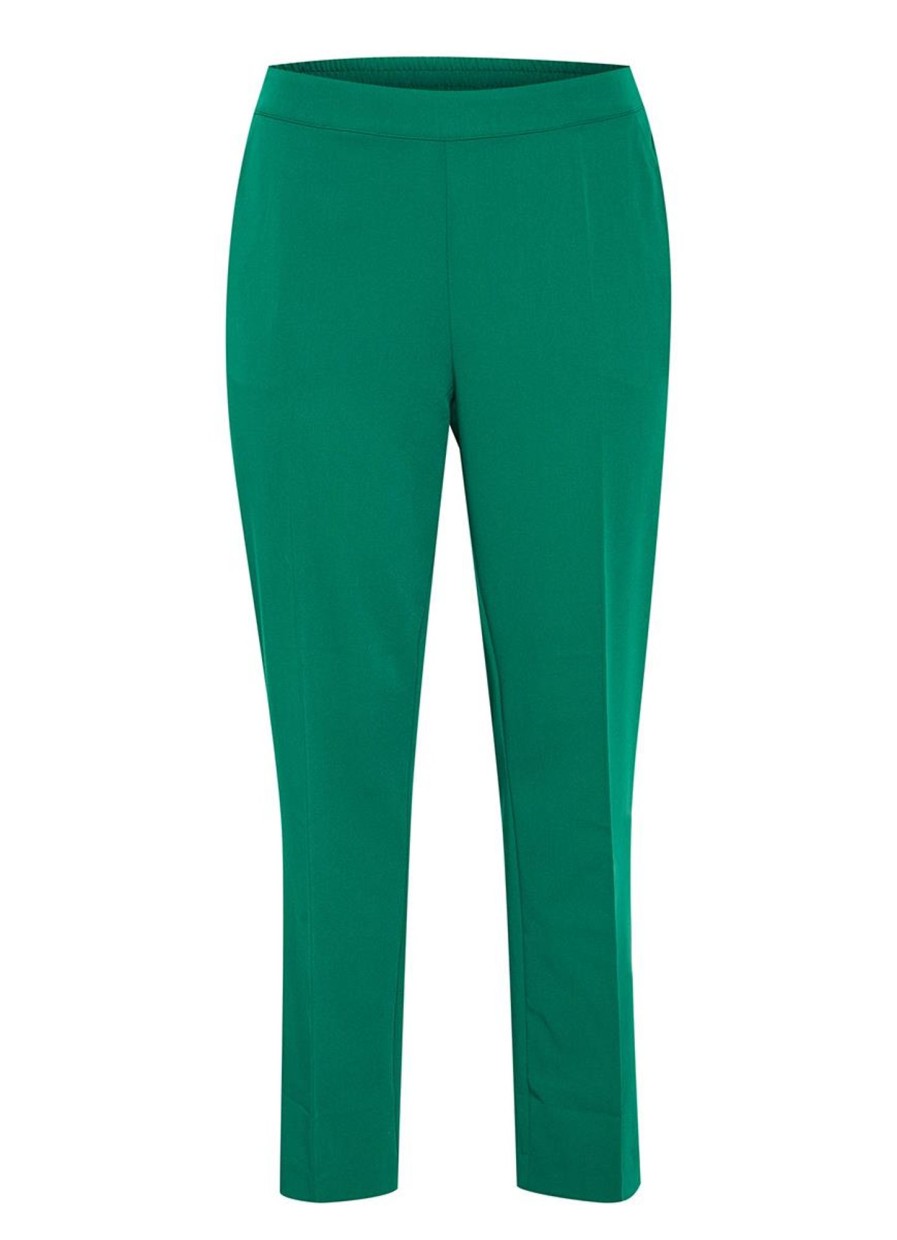 Grote Maten Mode Kaffe Curve | Kaffe Curve Pants Long Sakira 10581088 - 195421 Aventurine