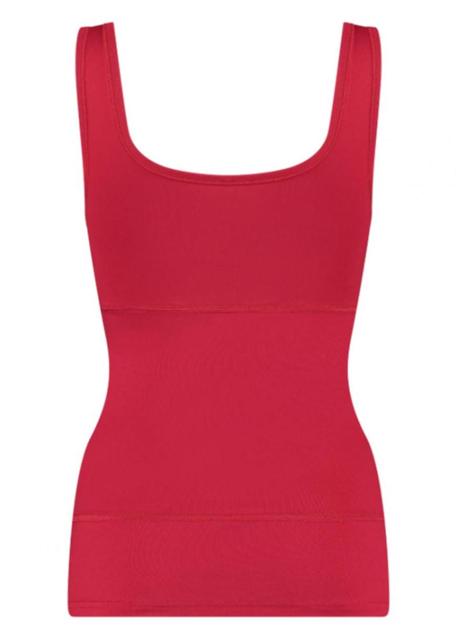 Grote Maten Mode RJ Bodywear | Rj Bodywear Shape Shirt 32-033-229 Rood