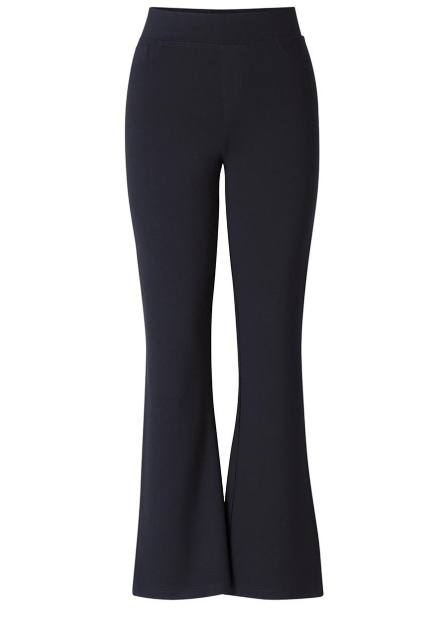 Grote Maten Mode Base Level Curvy | Base Level Curvy Broek Allie 011 Dark Blue