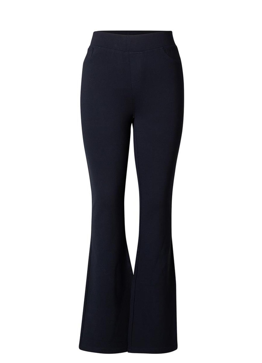 Grote Maten Mode Base Level Curvy | Base Level Curvy Broek Allie 011 Dark Blue