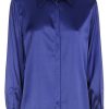 Party Items Xandres | Xandres Blouse Hint 61006-01 - 0690 Parker Blue