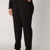 Grote Maten Mode Base Level Curvy | Base Level Curvy Broek Yoanna 078 Black