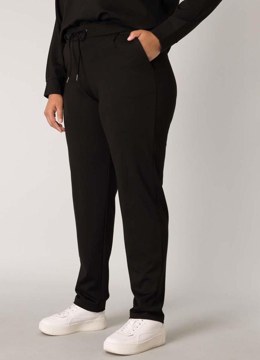 Grote Maten Mode Base Level Curvy | Base Level Curvy Broek Yoanna 078 Black