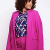 Grote Maten Mode Exxcellent | Exxcellent Blazer Meave 23Wye01 - 305 Fel Roze