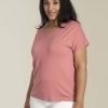 Grote Maten Mode Sandgaard | Sandgaard Shirt Amsterdam Sg103 Roze