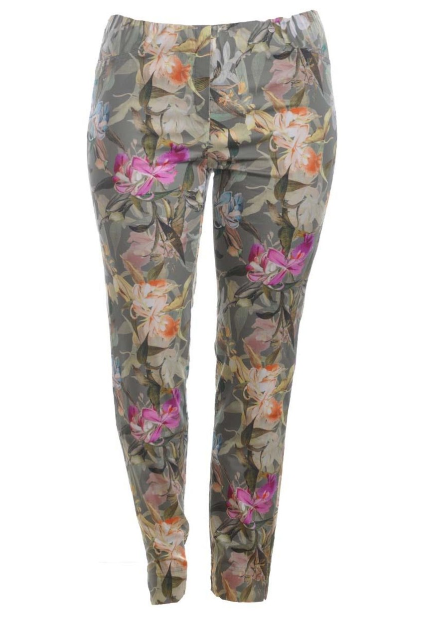 Grote Maten Mode Robell | Robell Broek Rose 78 Cm 52625-54307