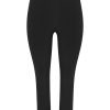 Grote Maten Mode Yoek | Yoek Loretta'S Xtra Slim Fit Tregging Dolce Zwart L955585