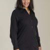 Grote Maten Mode Sandgaard | Sandgaard Blouse Stockholm Sg113 Zwart