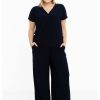 Party Items Yoek | Yoek Trousers Very Loose Fit Dolce B5530-230 Navy