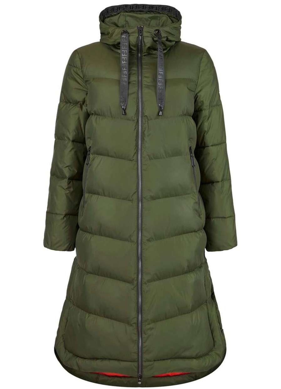 Grote Maten Mode Frandsen | Frandsen Jas 732-321 - 89 Dark Green