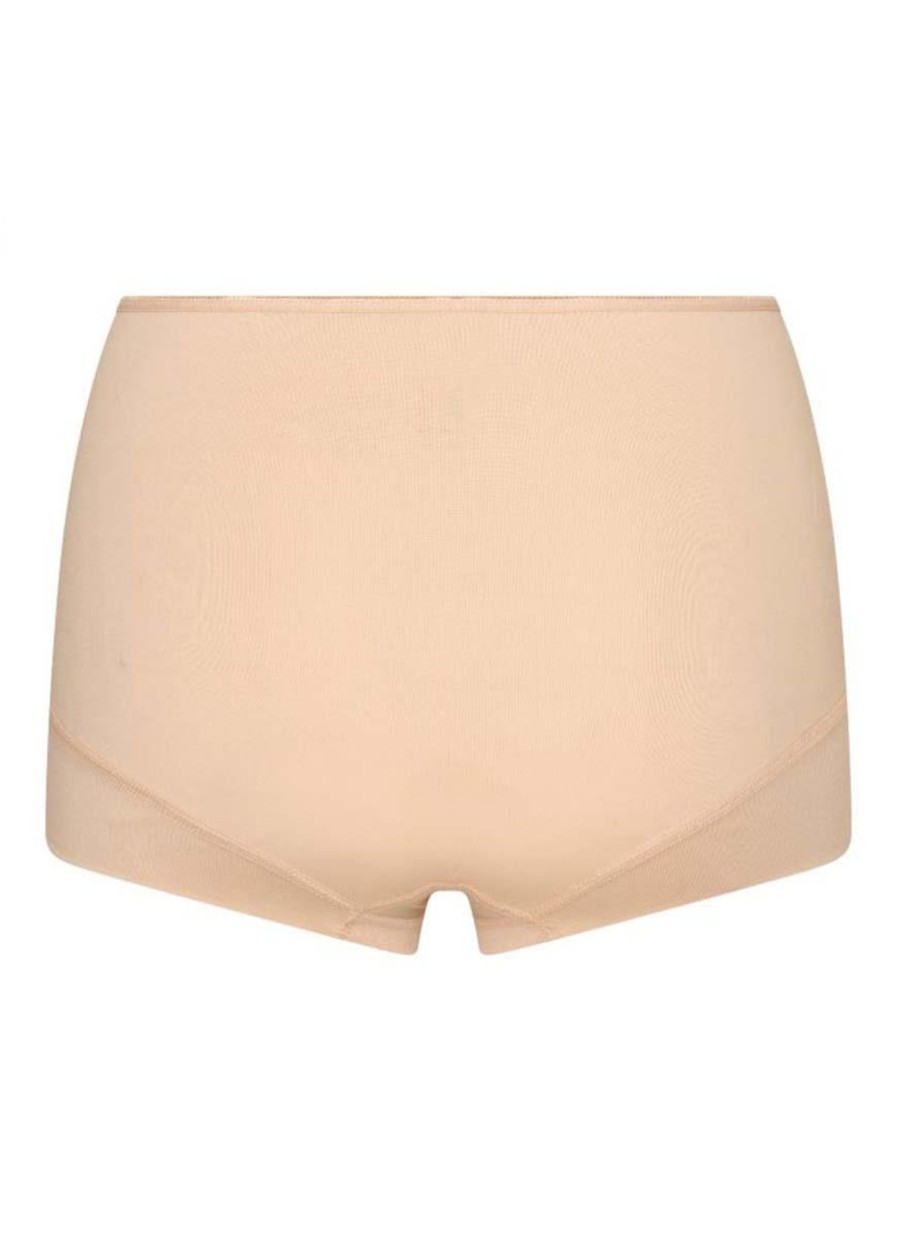 Grote Maten Mode Dit elastische | Rj Bodywear Short Pure Color 31-008-302 Nude