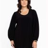 Grote Maten Mode Yoek | Yoek Tunic Flare Dolce 144549