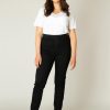 Grote Maten Mode Base Level Curvy | Base Level Curvy Jegging Tessa 008 Black