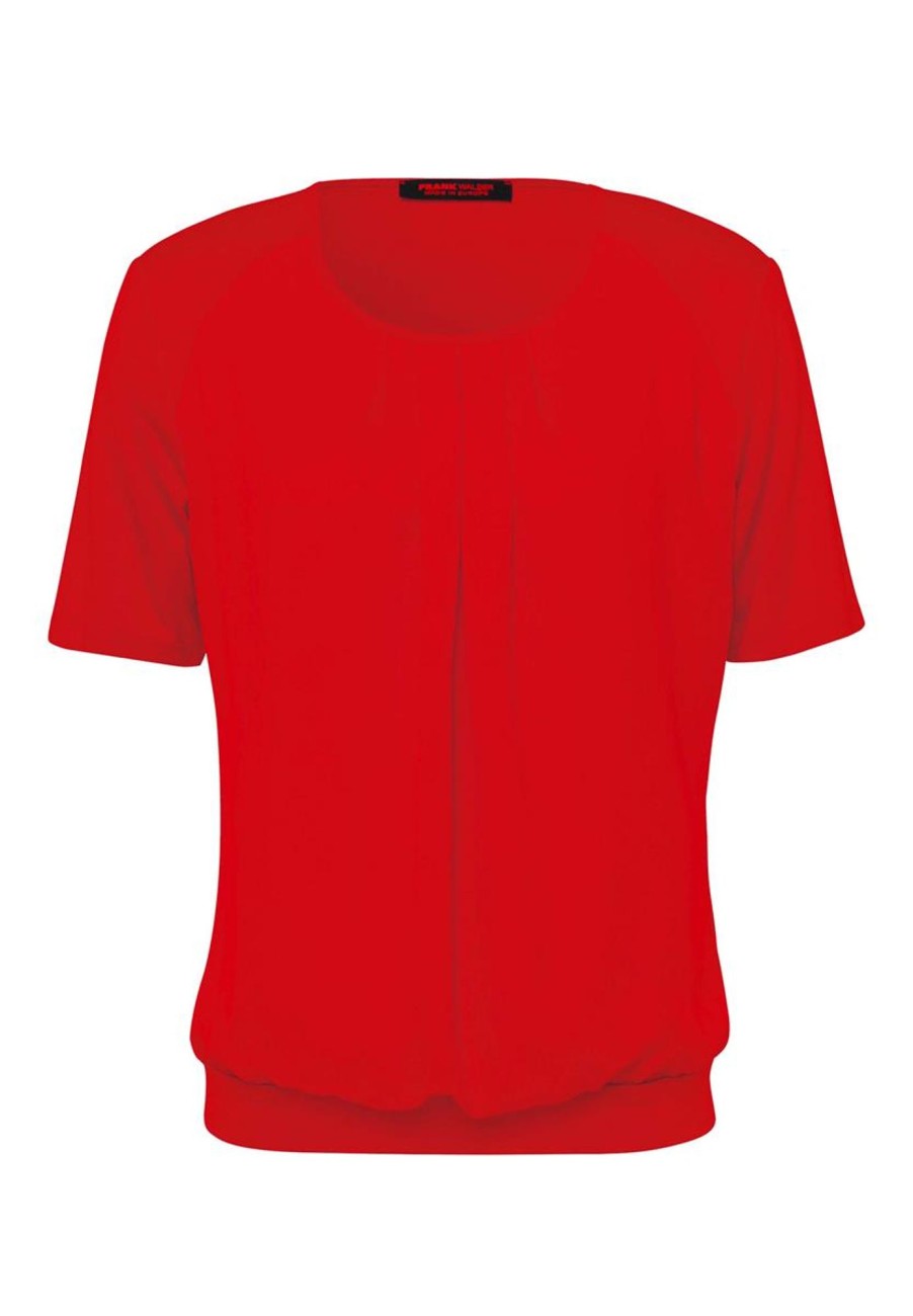 Grote Maten Mode Frank Walder | Frank Walder Shirt 712404-356 Rood