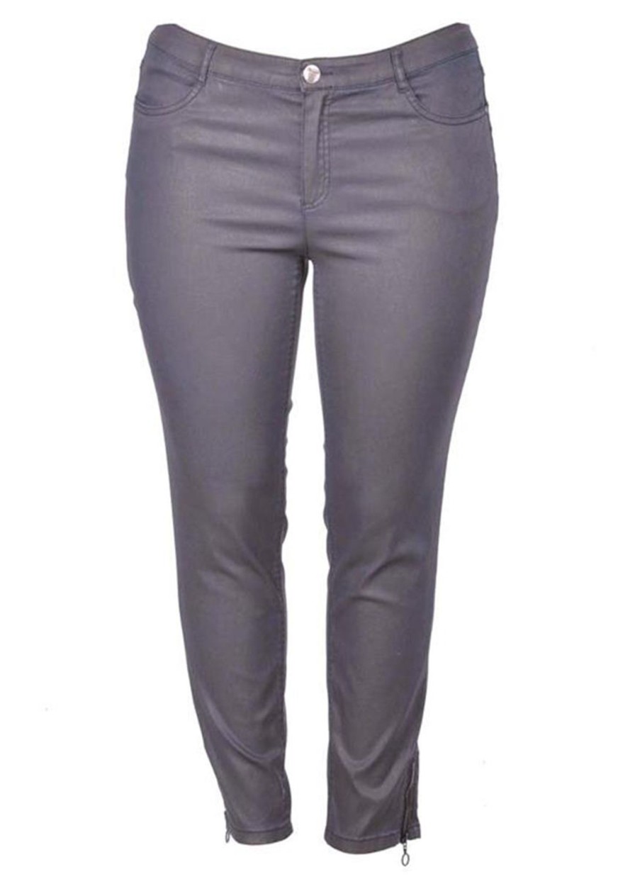 Grote Maten Mode Stark | Stark Broek Jenny Zip 4460 - 29 Bruin