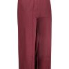 Grote Maten Mode Plusbasics | Plusbasics Pants Wide Travel 18202284 - 800 Dressed Dobby