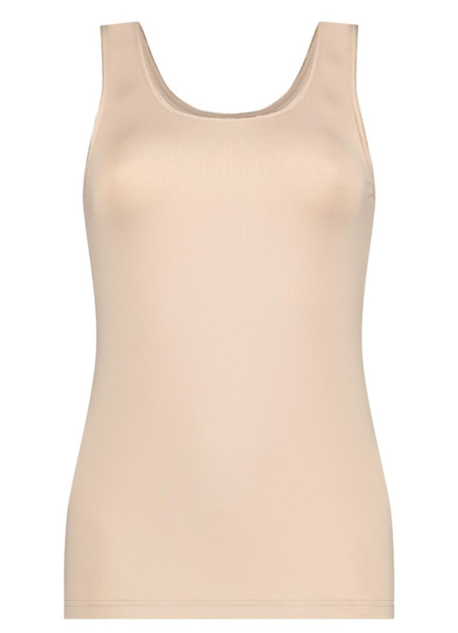 Grote Maten Mode RJ Bodywear | Rj Bodywear Hemd Pure Color 32-013-321 Caffe Latte