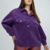 Grote Maten Mode Mat Fashion | Mat Fashion Overcoat 8001.4082 - Purple