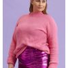 Grote Maten Mode Anyday | Anyday Pullover Luna 8001176 - 3778 Pink