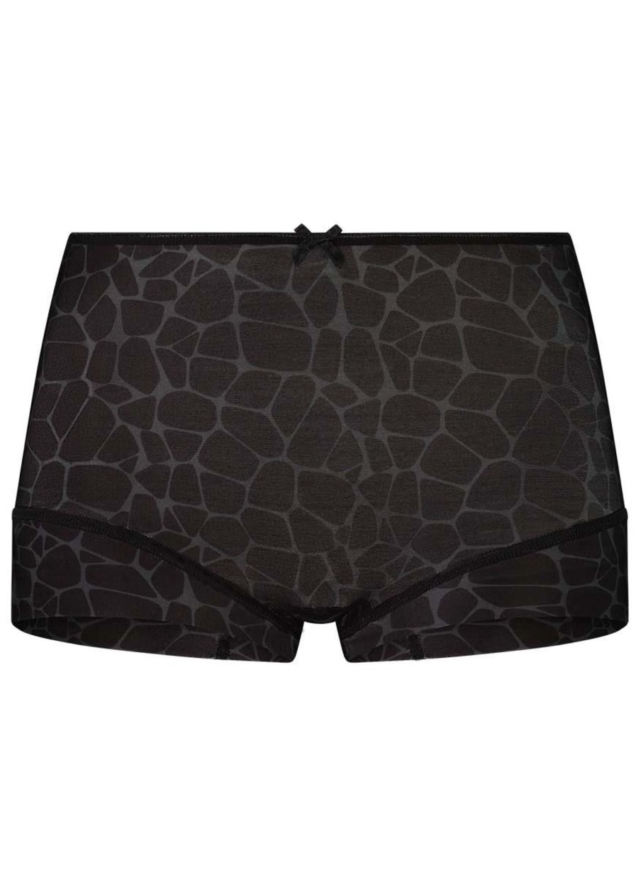 Grote Maten Mode RJ Bodywear | Rj Bodywear Short 31-016 - 227 Black Stones