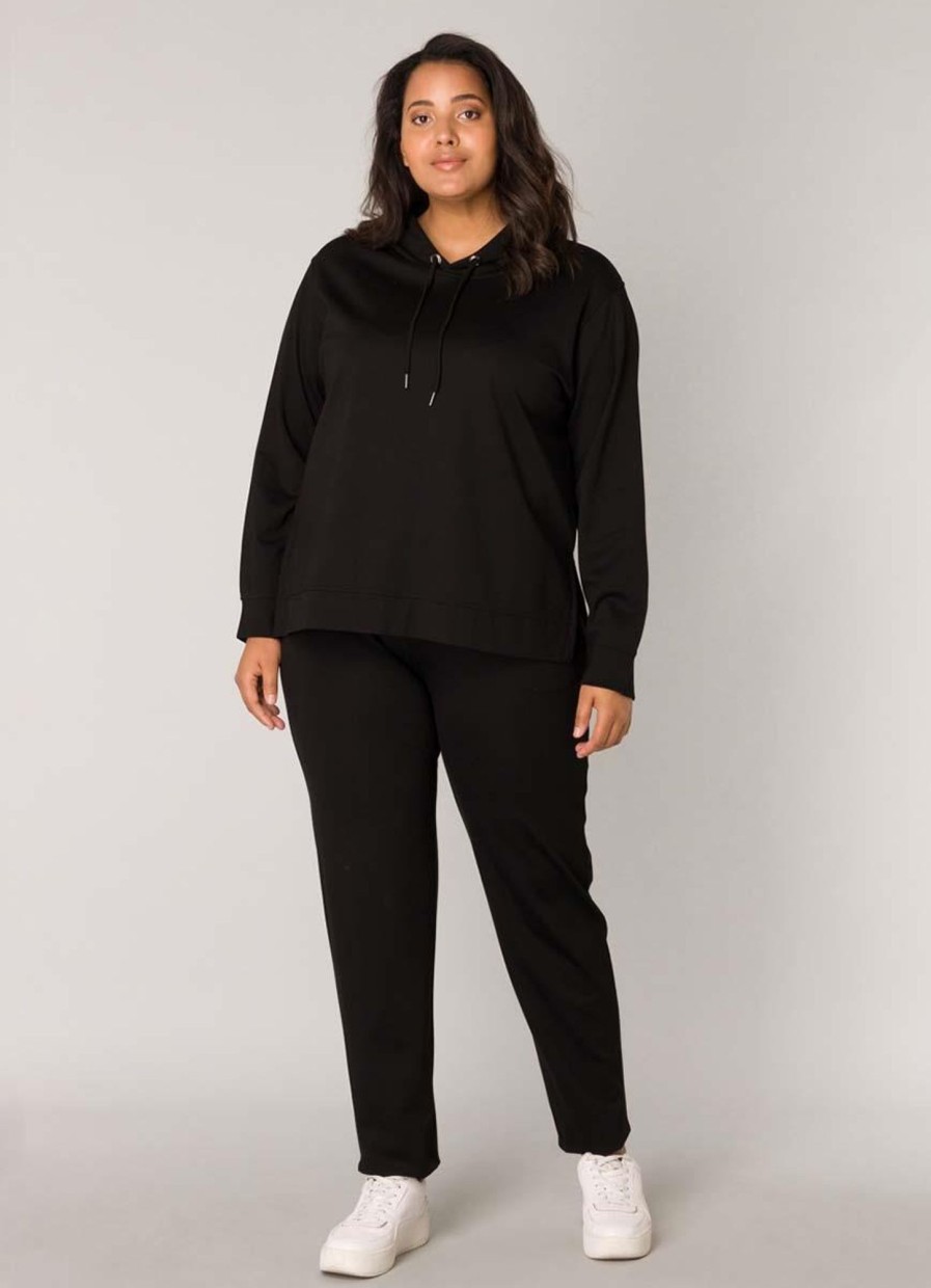 Grote Maten Mode Base Level Curvy | Base Level Curvy Sweater Yalisa 077 Black