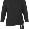 Grote Maten Mode Via Appia Due | Via Appia Due Shirt 643022 - 100 Zwart