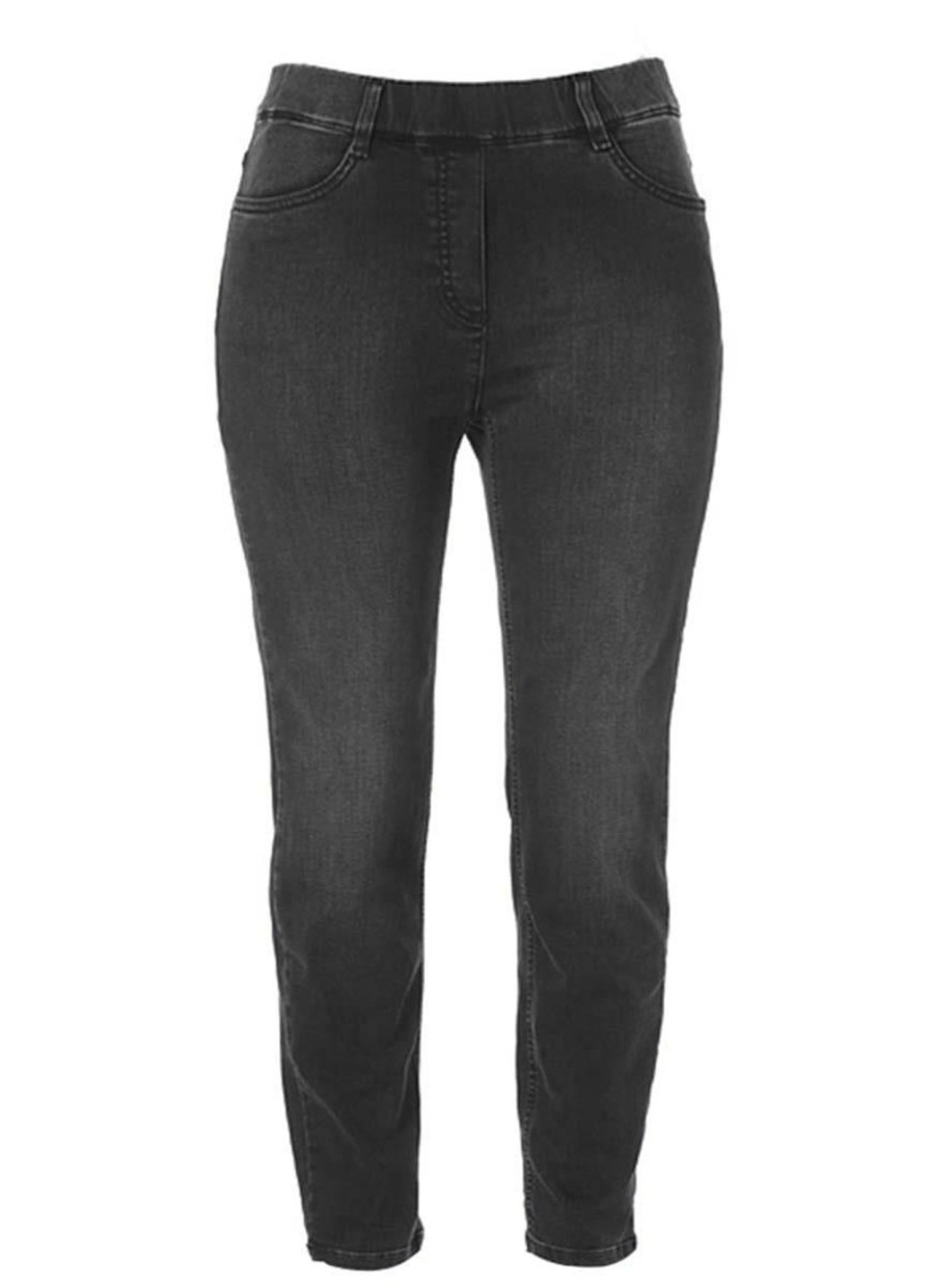 Grote Maten Mode Stark | Stark Broek Janna-4866-89 Black Denim