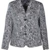 Grote Maten Mode Frank Walder | Frank Walder Blazer 303305-007092 Zwart-Wit