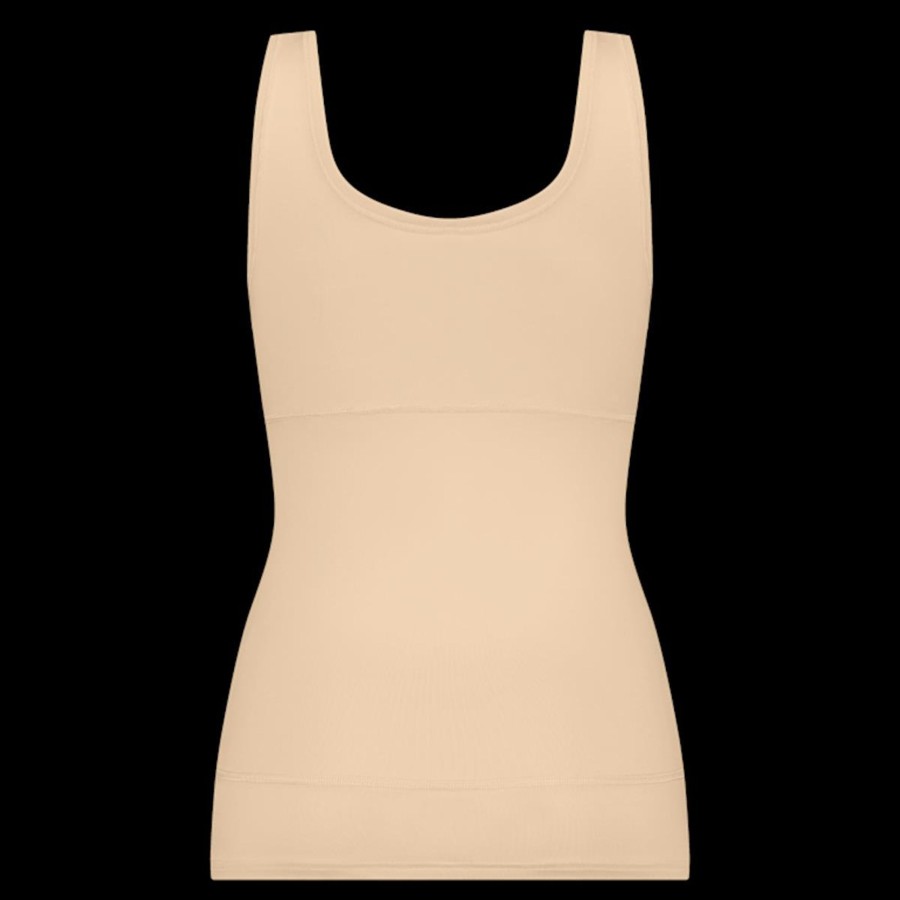 Grote Maten Mode RJ Bodywear | Rj Bodywear Shape Shirt 32-033-302 Nude