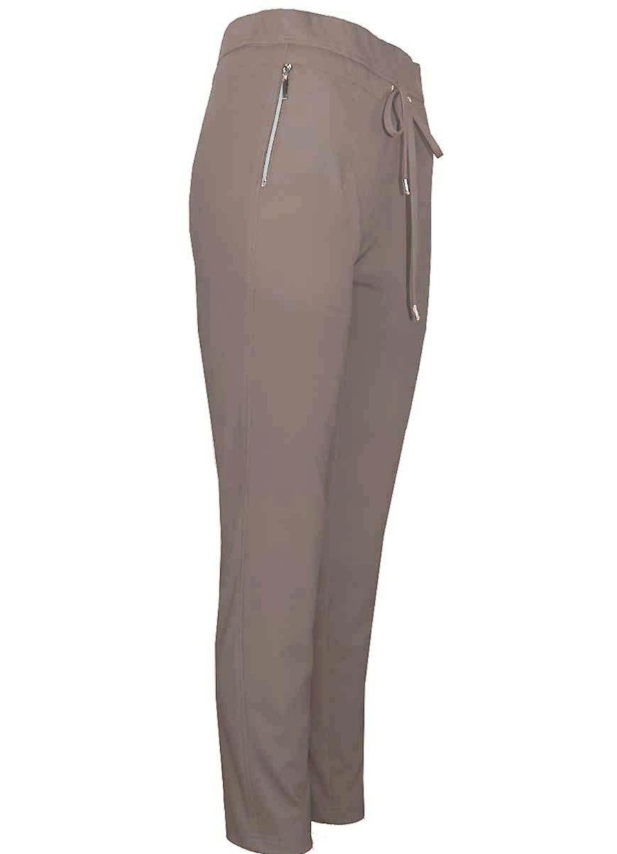 Grote Maten Mode Adelina | Adelina Jogg Pants 979760-3654-36 Taupe