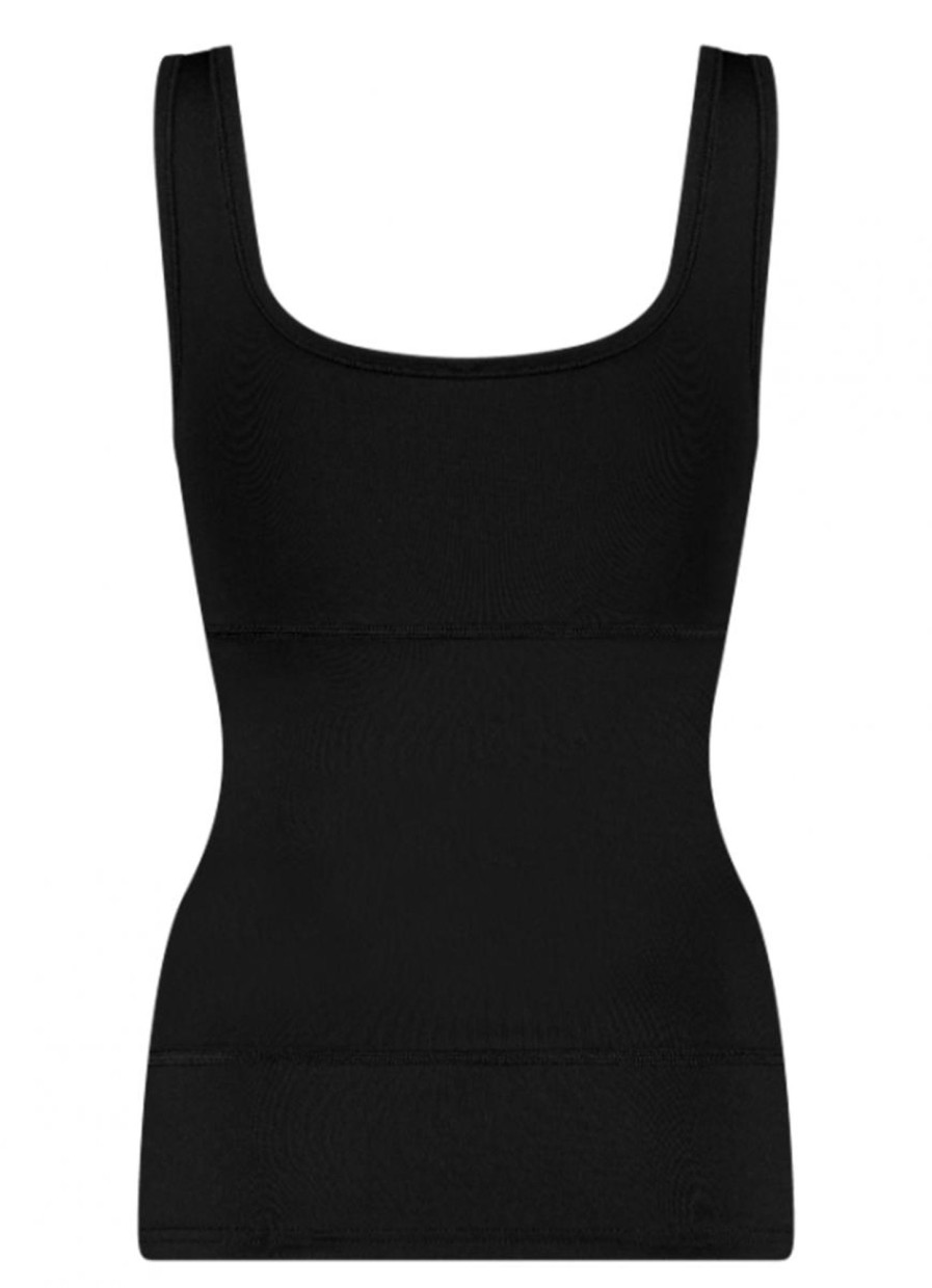 Grote Maten Mode RJ Bodywear | Rj Bodywear Shape Shirt 32-033-007 Zwart