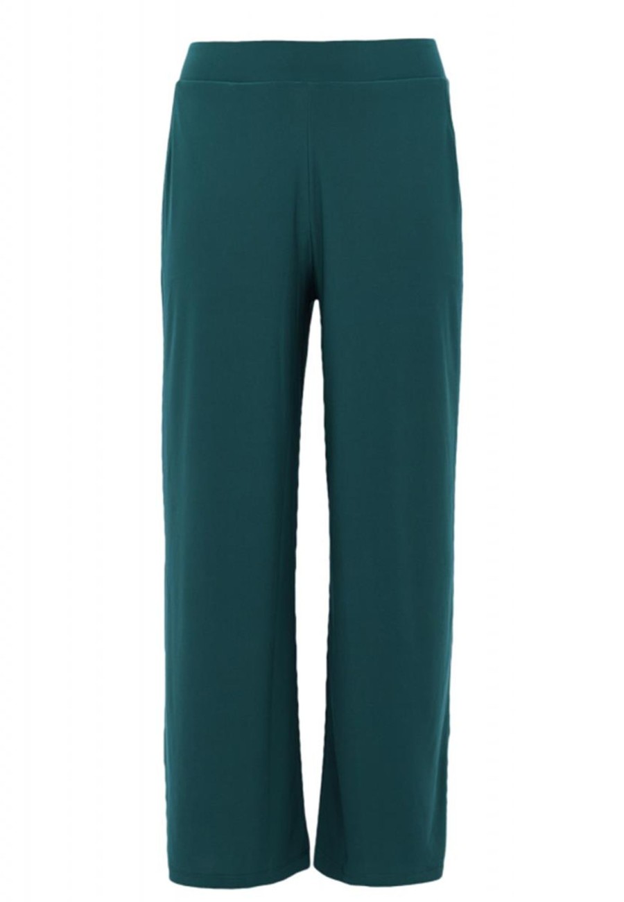 Grote Maten Mode Yoek | Yoek Broek Loose Fit Dolce B5530 - 242 Dark Green