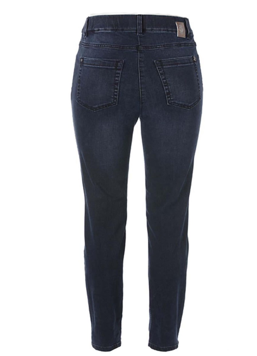 Grote Maten Mode Stark | Stark Broek Janna 4866-79 Blue Denim