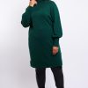 Grote Maten Mode Exxcellent | Exxcellent Tuniek Mette 23Wle04 - 705 Smaragdgroen